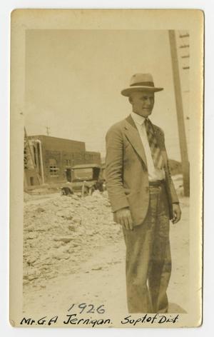 Primary view of object titled '[Man in Suit and Hat]'.