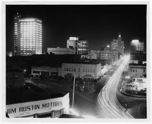 [View of Beaumont, Texas at Night #2]