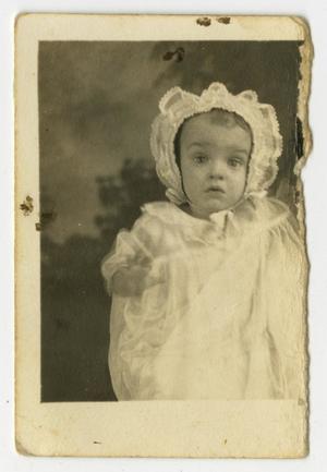 [Portrait of an Infant Child Wearing a Hat]