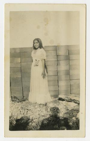 [Photograph of a Woman Wearing a Long Dress]