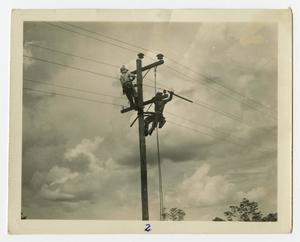 [Two Men Working on Power Lines #1]