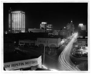 [View of Beaumont, Texas at Night #1]