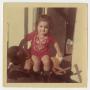 Photograph: [Photograph of Young Female Child on a Rocking Horse]
