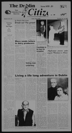 The Dublin Citizen (Dublin, Tex.), Vol. 14, No. 26, Ed. 1 Thursday, February 26, 2004