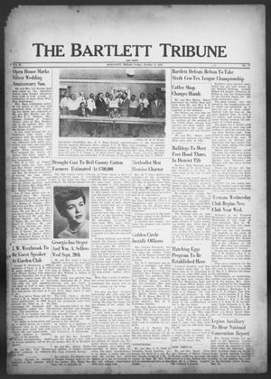 Primary view of object titled 'The Bartlett Tribune and News (Bartlett, Tex.), Vol. 65, No. 47, Ed. 1, Friday, October 3, 1952'.