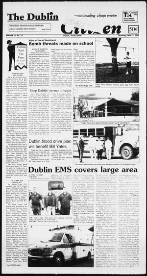 The Dublin Citizen (Dublin, Tex.), Vol. 13, No. 13, Ed. 1 Thursday, November 21, 2002