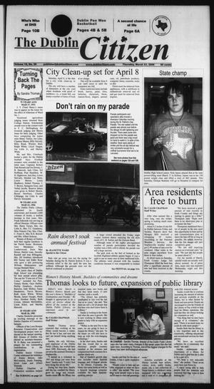 Primary view of object titled 'The Dublin Citizen (Dublin, Tex.), Vol. 16, No. 30, Ed. 1 Thursday, March 23, 2006'.