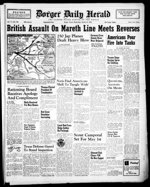 Borger Daily Herald (Borger, Tex.), Vol. 17, No. 104, Ed. 1 Wednesday, March 24, 1943