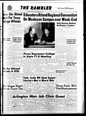 The Rambler (Fort Worth, Tex.), Vol. 26, No. 24, Ed. 1 Tuesday, March 30, 1954