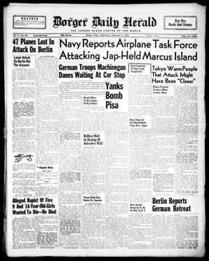 Borger Daily Herald (Borger, Tex.), Vol. 17, No. 242, Ed. 1 Wednesday, September 1, 1943