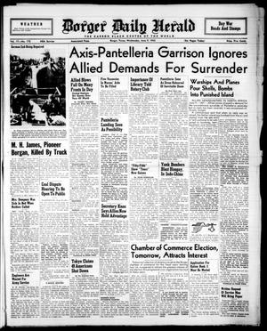 Borger Daily Herald (Borger, Tex.), Vol. 17, No. 170, Ed. 1 Wednesday, June 9, 1943