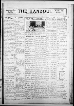 The Handout (Fort Worth, Tex.), Vol. 6, No. 12, Ed. 1 Wednesday, March 22, 1922