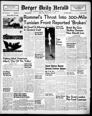Borger Daily Herald (Borger, Tex.), Vol. 17, No. 76, Ed. 1 Friday, February 19, 1943