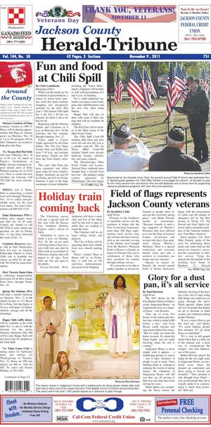 Jackson County Herald-Tribune (Edna, Tex.), Vol. 104, No. 50, Ed. 1 Wednesday, November 9, 2011