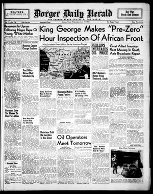 Borger Daily Herald (Borger, Tex.), Vol. 17, No. 176, Ed. 1 Wednesday, June 16, 1943