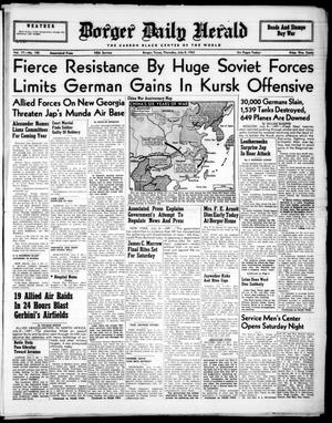 Borger Daily Herald (Borger, Tex.), Vol. 17, No. 195, Ed. 1 Thursday, July 8, 1943