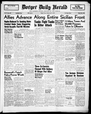 Borger Daily Herald (Borger, Tex.), Vol. 17, No. 202, Ed. 1 Friday, July 16, 1943
