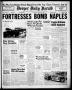 Thumbnail image of item number 1 in: 'Borger Daily Herald (Borger, Tex.), Vol. 17, No. 162, Ed. 1 Monday, May 31, 1943'.