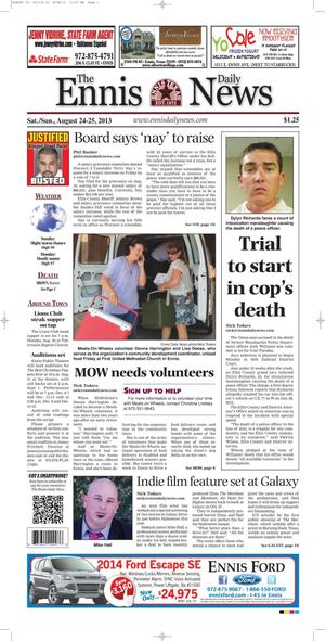 The Ennis Daily News (Ennis, Tex.), Ed. 1 Sunday, August 25, 2013