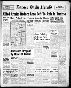 Borger Daily Herald (Borger, Tex.), Vol. 17, No. 121, Ed. 1 Tuesday, April 13, 1943