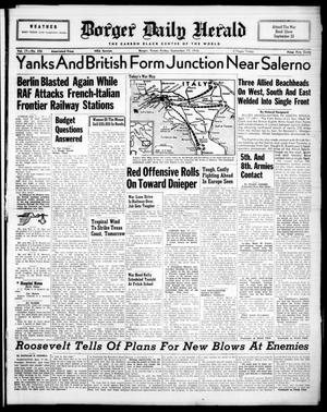 Borger Daily Herald (Borger, Tex.), Vol. 17, No. 256, Ed. 1 Friday, September 17, 1943