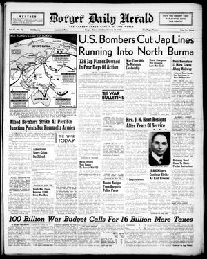 Borger Daily Herald (Borger, Tex.), Vol. 17, No. 42, Ed. 1 Monday, January 11, 1943