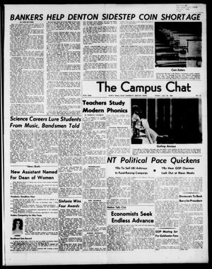 Primary view of object titled 'The Campus Chat (Denton, Tex.), Vol. 47, No. 62, Ed. 1 Friday, July 24, 1964'.