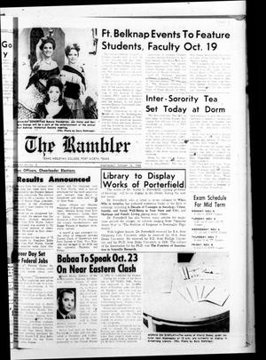 The Rambler (Fort Worth, Tex.), Vol. 43, No. 5, Ed. 1 Wednesday, October 16, 1968