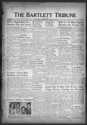 The Bartlett Tribune and News (Bartlett, Tex.), Vol. 70, No. 45, Ed. 1, Friday, September 13, 1957