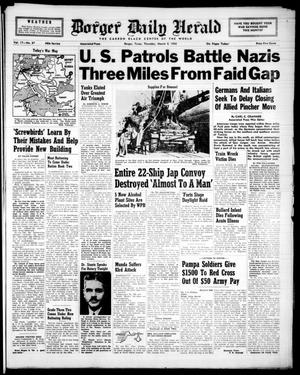 Borger Daily Herald (Borger, Tex.), Vol. 17, No. 87, Ed. 1 Thursday, March 4, 1943