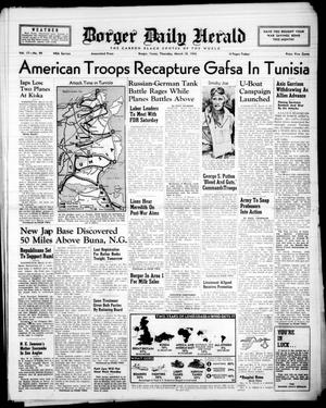 Borger Daily Herald (Borger, Tex.), Vol. 17, No. 99, Ed. 1 Thursday, March 18, 1943