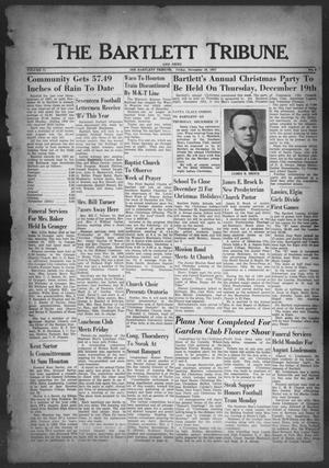 The Bartlett Tribune and News (Bartlett, Tex.), Vol. 71, No. 5, Ed. 1, Friday, November 29, 1957
