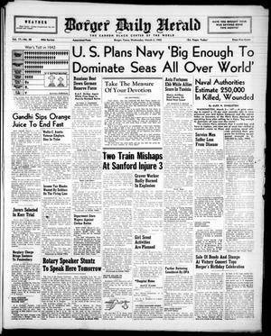 Borger Daily Herald (Borger, Tex.), Vol. 17, No. 86, Ed. 1 Wednesday, March 3, 1943
