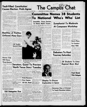 The Campus Chat (Denton, Tex.), Vol. 47, No. 15, Ed. 1 Friday, November 8, 1963