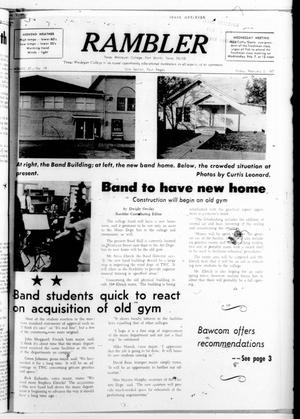 Rambler (Fort Worth, Tex.), Vol. 47, No. 19, Ed. 1 Friday, February 2, 1973