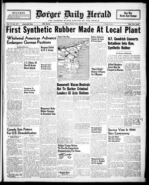Borger Daily Herald (Borger, Tex.), Vol. 17, No. 214, Ed. 1 Friday, July 30, 1943