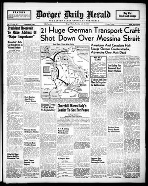 Borger Daily Herald (Borger, Tex.), Vol. 17, No. 211, Ed. 1 Tuesday, July 27, 1943