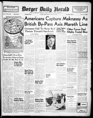 Borger Daily Herald (Borger, Tex.), Vol. 17, No. 103, Ed. 1 Tuesday, March 23, 1943