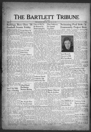 The Bartlett Tribune and News (Bartlett, Tex.), Vol. 72, No. 2, Ed. 1, Friday, November 14, 1958