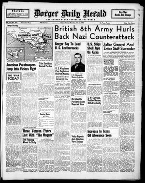 Borger Daily Herald (Borger, Tex.), Vol. 17, No. 201, Ed. 1 Thursday, July 15, 1943