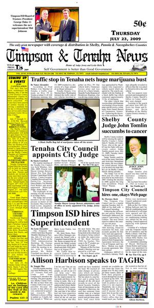 Timpson & Tenaha News (Timpson, Tex.), Vol. 28, No. 29, Ed. 1 Thursday, July 23, 2009
