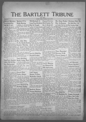 Primary view of object titled 'The Bartlett Tribune and News (Bartlett, Tex.), Vol. 75, No. 5, Ed. 1, Thursday, November 30, 1961'.