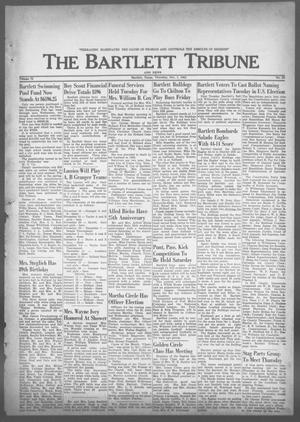 The Bartlett Tribune and News (Bartlett, Tex.), Vol. 75, No. 52, Ed. 1, Thursday, November 1, 1962