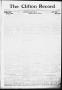 Newspaper: The Clifton Record (Clifton, Tex.), Vol. 38, No. 28, Ed. 1 Friday, Se…