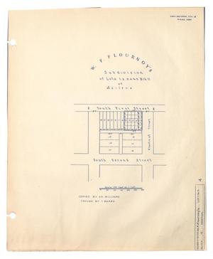 W. F. Flournoy's Subdivision of Lots 1,2,3,4, & 5, Block Number 11, of Abilene