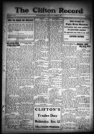 The Clifton Record (Clifton, Tex.), Vol. 36, No. 36, Ed. 1 Friday, November 7, 1930