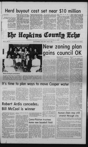 Primary view of object titled 'The Hopkins County Echo (Sulphur Springs, Tex.), Vol. 111, No. 16, Ed. 1 Friday, April 18, 1986'.
