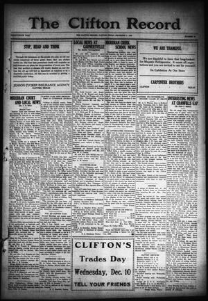 The Clifton Record (Clifton, Tex.), Vol. 36, No. 40, Ed. 1 Friday, December 5, 1930