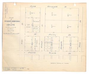 Plan of McNairy's Subdivision of Abilene