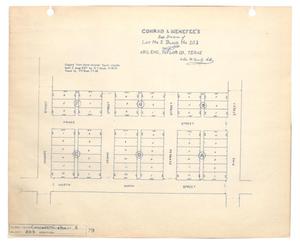 Conrad & Menefee's Subdivision of Lot Number 2, Block Number 203, Abilene, Taylor County, Texas